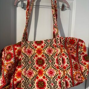 Vera Bradley Pink and Orange Floral Tote